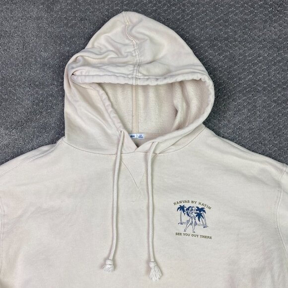 Kanvas By Katin Hoodie Men's Large Hula Girl Hawaii See You Out There sweatshirt - Picture 4 of 11